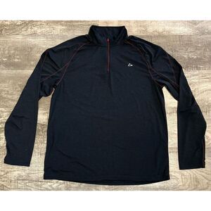 Merino Blend By Paradox Long Sleeve Light Running Jacket Men XL Black DriRelease